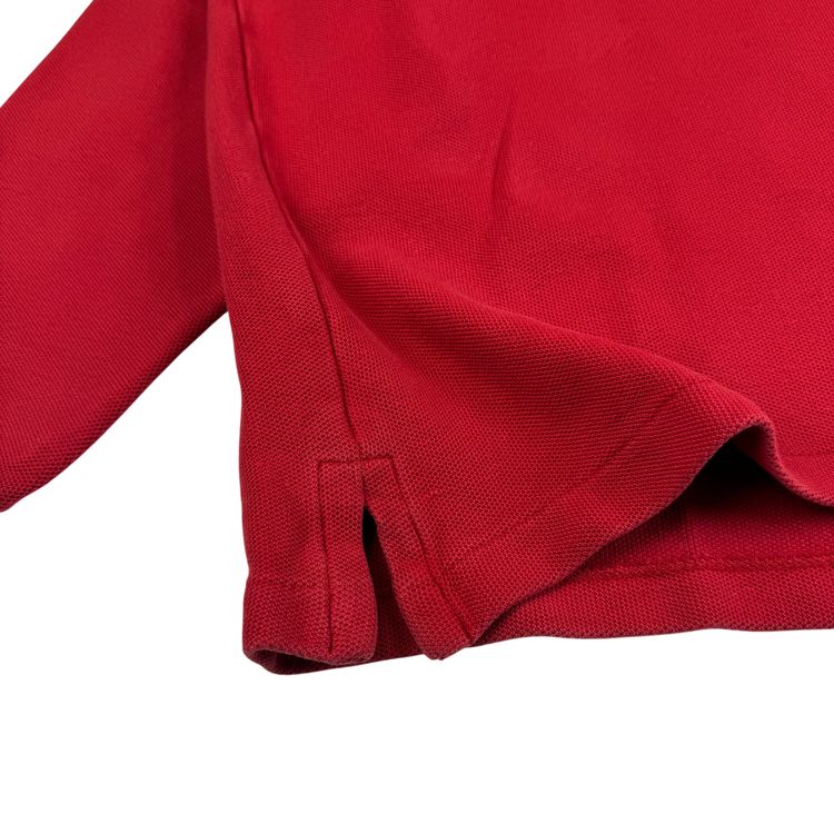 Polo Ralph Lauren Button Up Collared Sweatshirt Red image 6