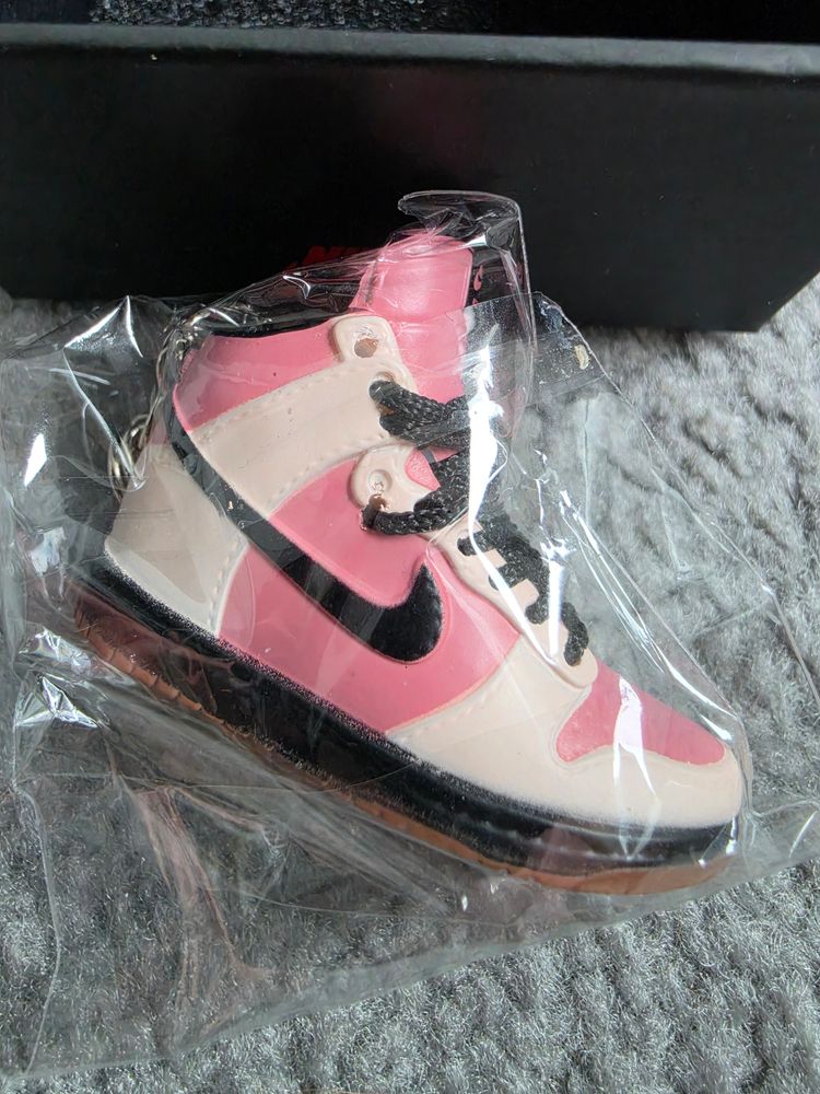 Nike Nike Pink And White High-Top Sneaker Keychain product image