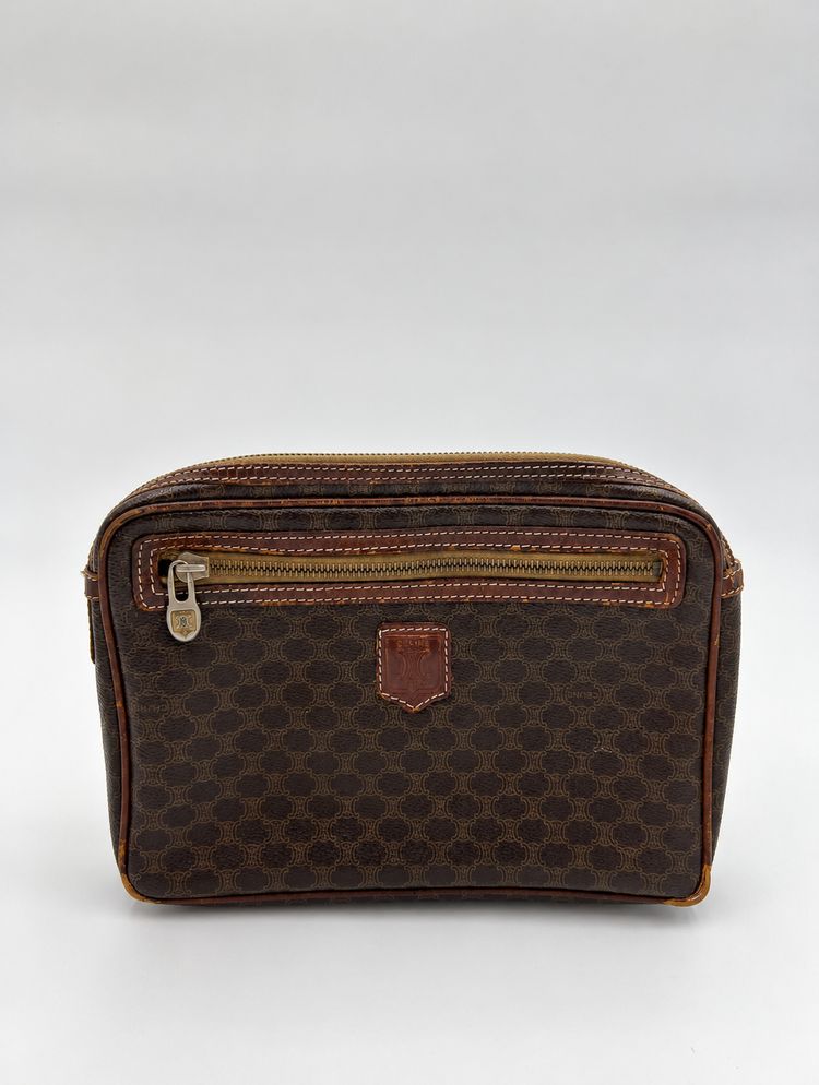 Vintage Celine Macadam Crossbody Bag obraz 4