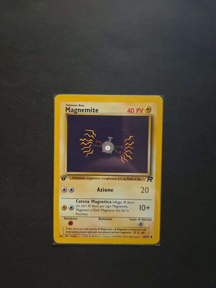 Magnemite 60/82 1st Ed. Team Rocket IT obraz 1