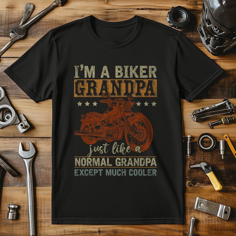 Retired Old Men Motorcycle Biker image 1