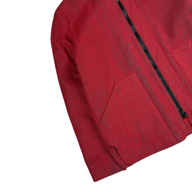 Stone Island 2022 Red Needle Punched Reflective Balaclava Jacket - Medium 8