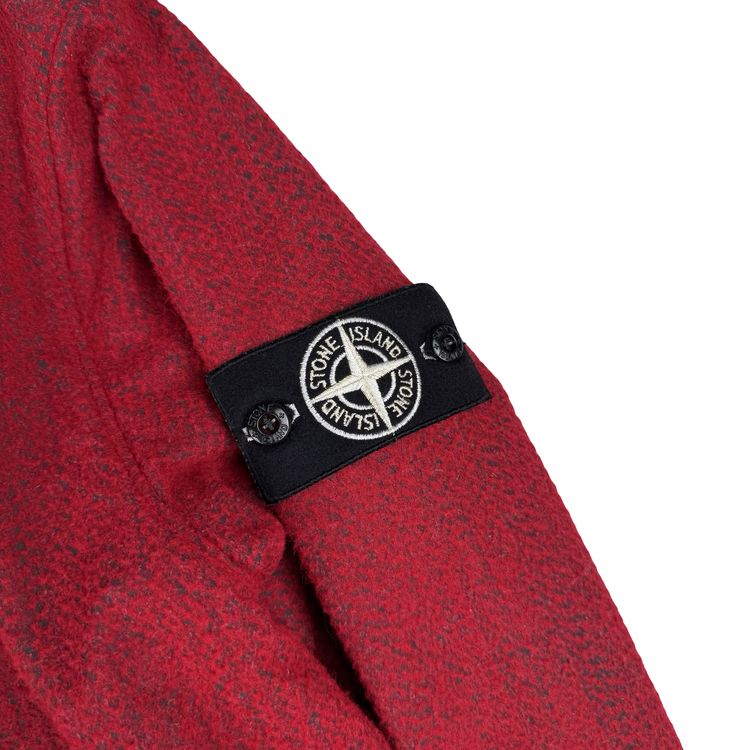 Stone Island 2022 Red Needle Punched Reflective Balaclava Jacket - Medium 14