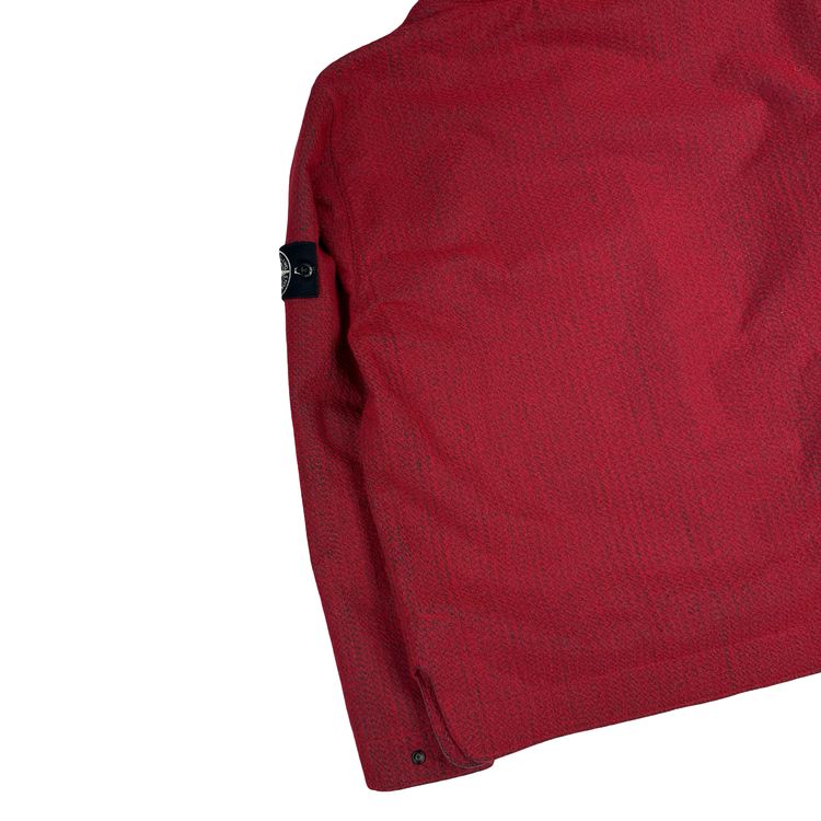 Stone Island 2022 Red Needle Punched Reflective Balaclava Jacket - Medium 3
