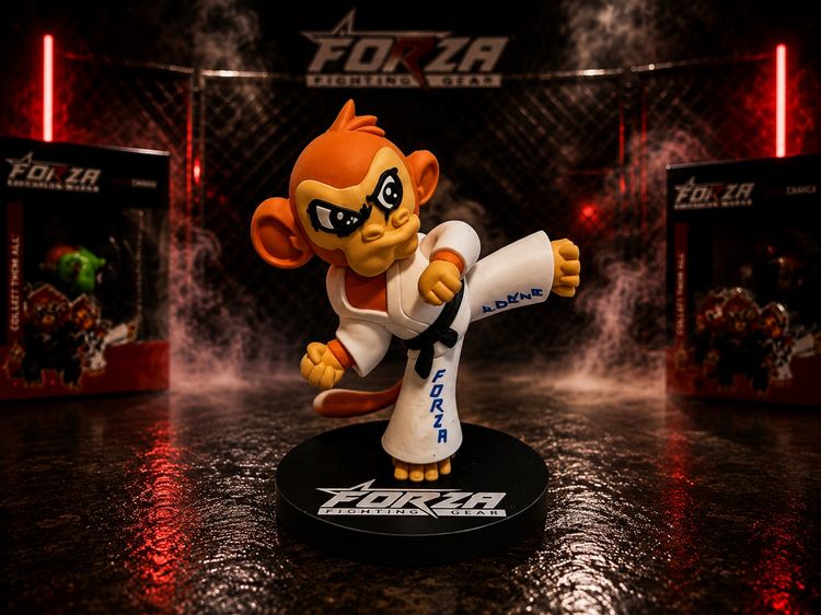 Forza Fighting Gear Limited Edition Animal Figure Collectible Toys - Monkey