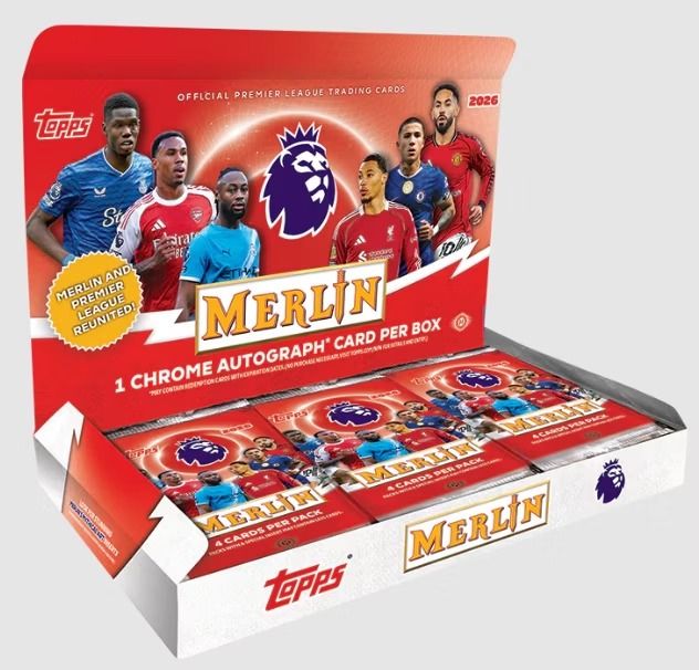2 SPOTS X 1 TOPPS MERLIN HOBBY EPL 25-26. B 959