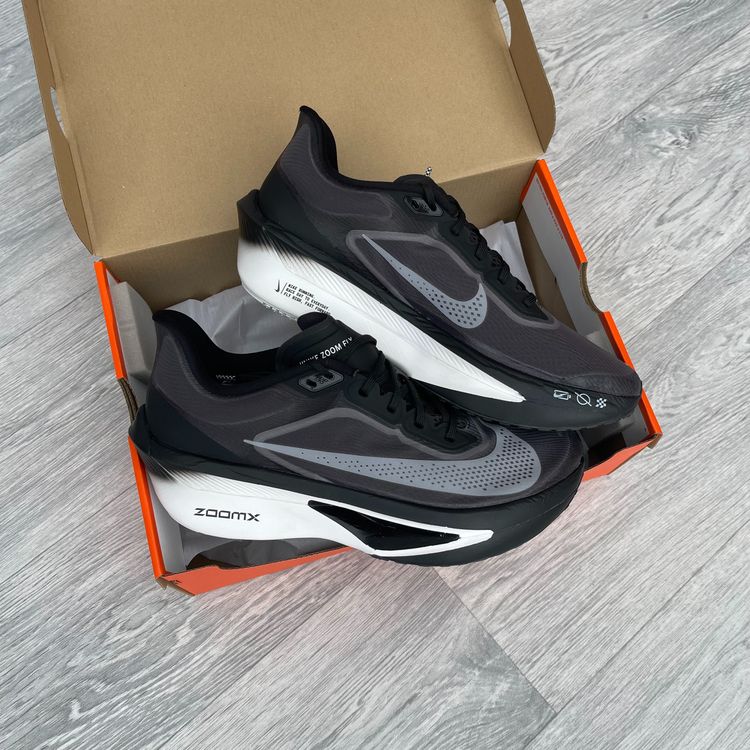 Nike Zoom Fly 6 Running Training Trainers - Black/White [FN8454 001] obraz 7