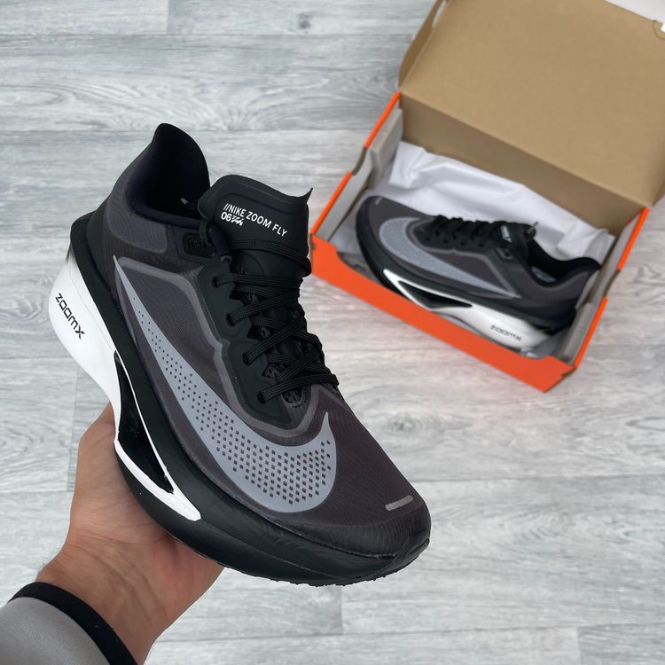 Nike Zoom Fly 6 Running Training Trainers - Black/White [FN8454 001] obraz 2