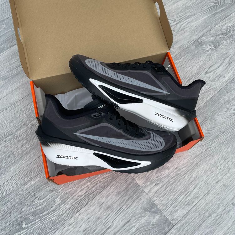 Nike Zoom Fly 6 Running Training Trainers - Black/White [FN8454 001] obraz 6