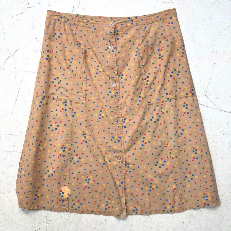 Polkadot Patch Pocket Skirt image 1