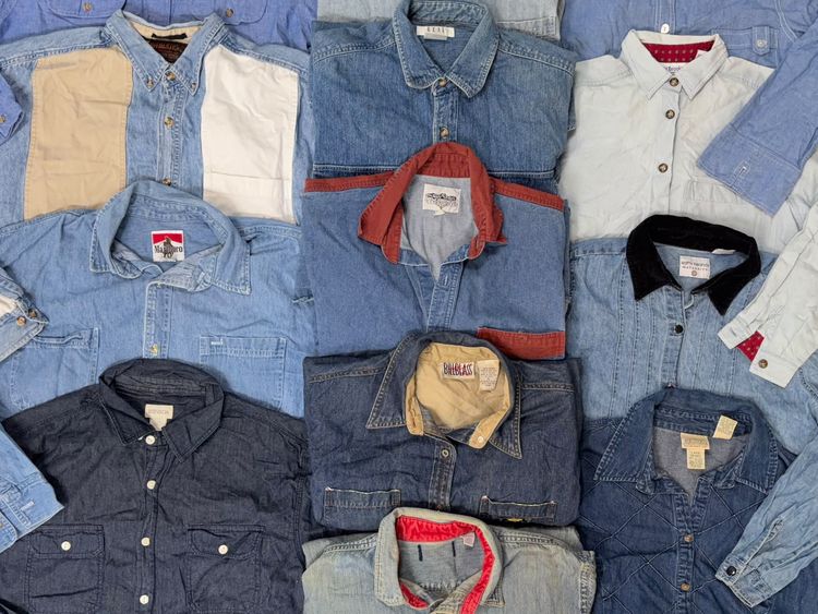 30 x DENIM LONG SLEEVES SHIRTS - GRADE A/B