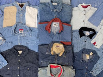 30 x DENIM LONG SLEEVES SHIRTS - GRADE A/B