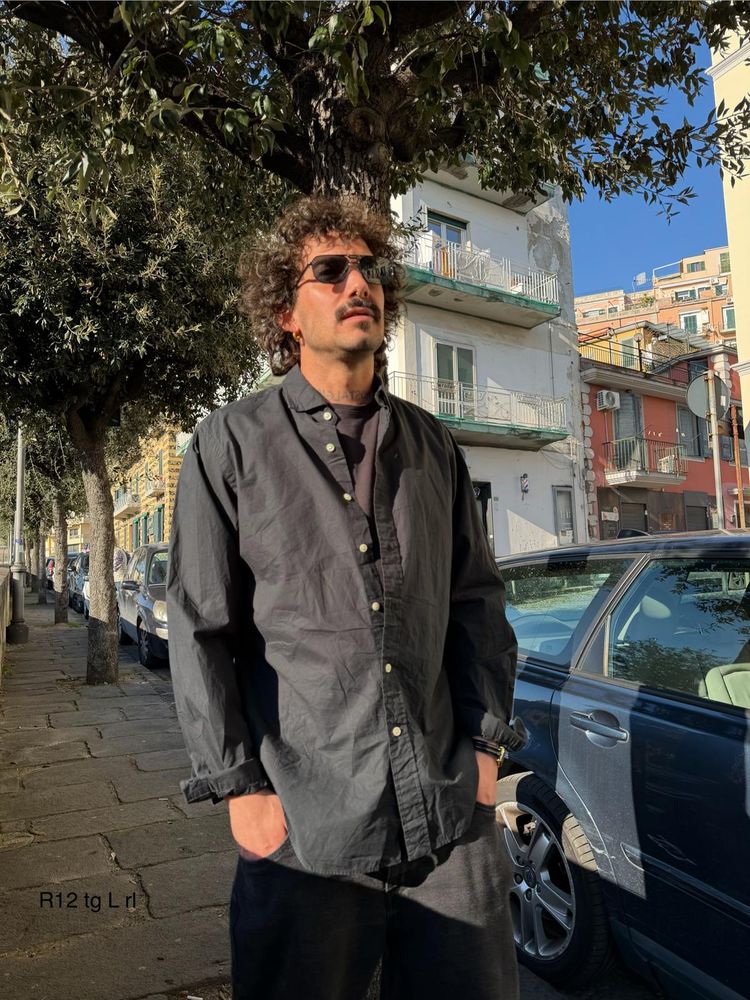 Black Button-Up Shirt