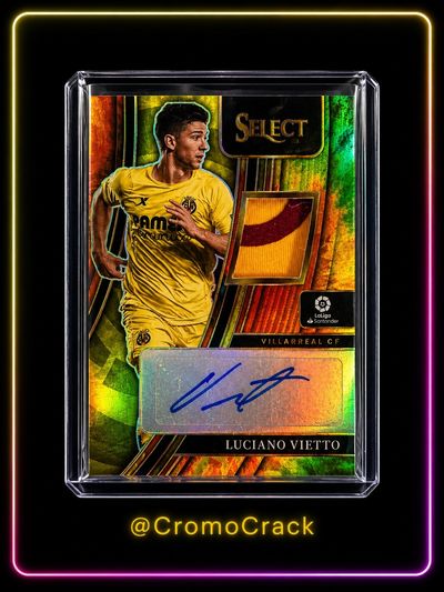 Luciano Vietto – Auto Patch Match Worn Tie-Dye /4 – Panini Select La Liga 2022/23
