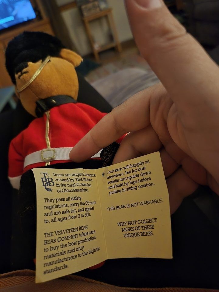 Velveteen Bear Dressed As British Guard Plush Toy obraz 2