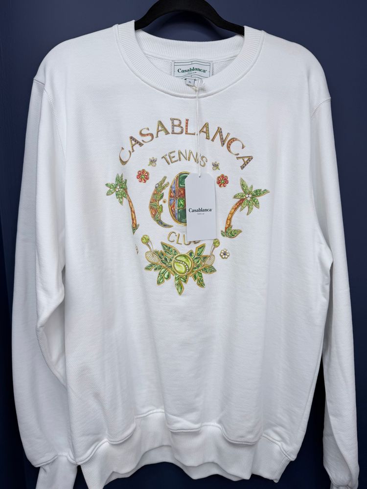 Casablanca White Sweatshirt