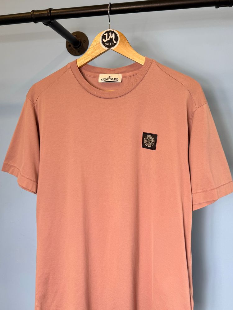 Medium Stone Island Dusty Pink T-Shirt obraz 2