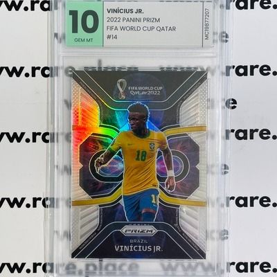 2022 Panini Prizm Vinicius Jr Fifa World Cup Qatar Trading Card