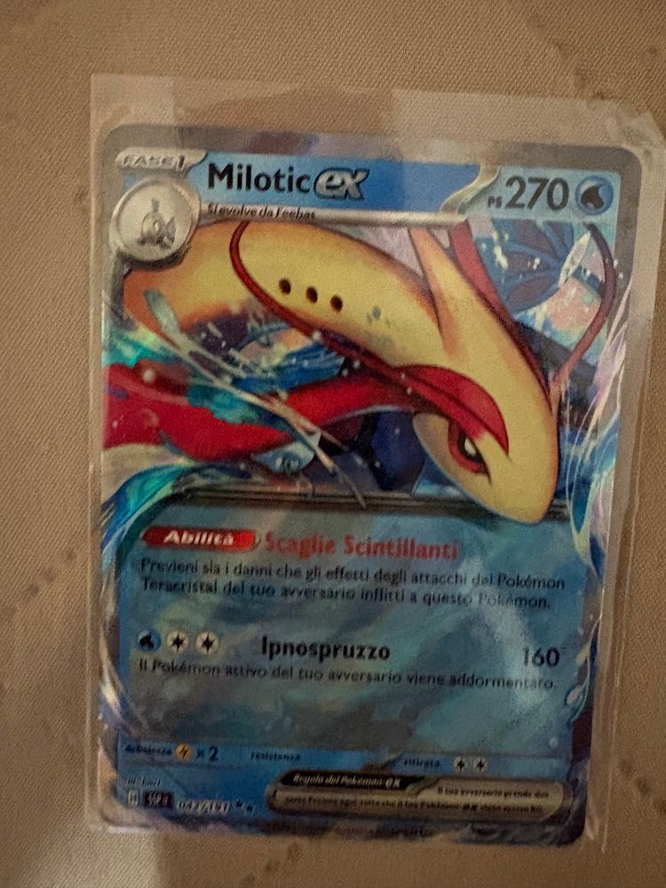 Milotic Ex Pokémon Card obraz 1