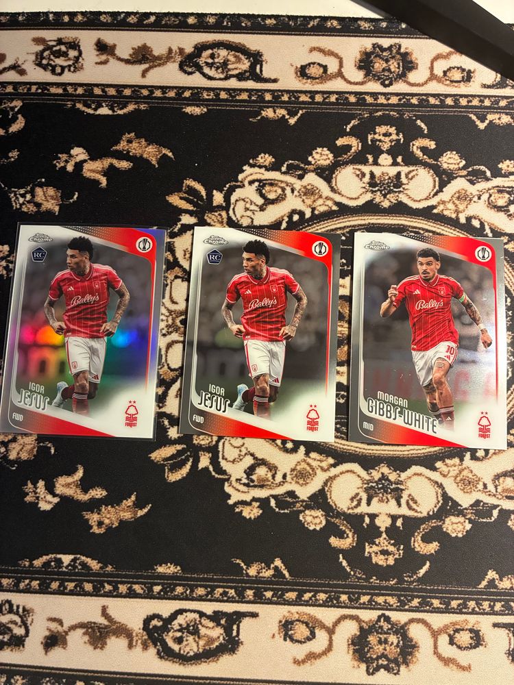 Zestaw 6 Nottingham Forest Refractor RC base 
