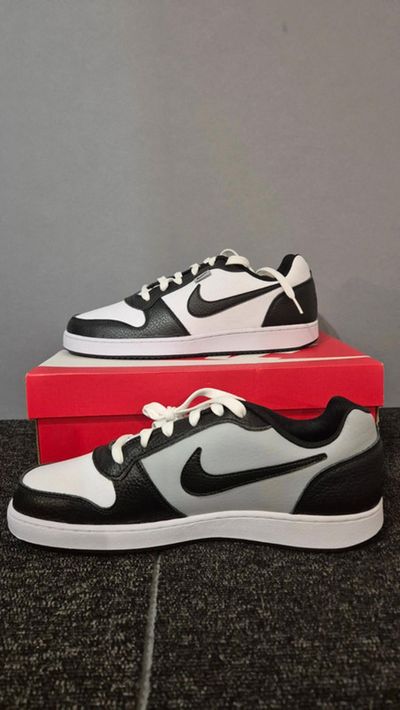 Nike Ebernon Low Prem Panda White Grey UK 10