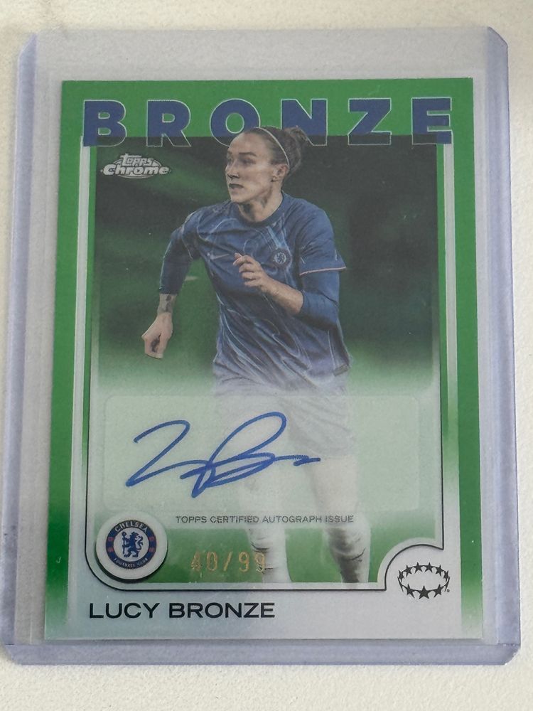 Topps Lucy Bronze Autographed Sports Trading Card product image