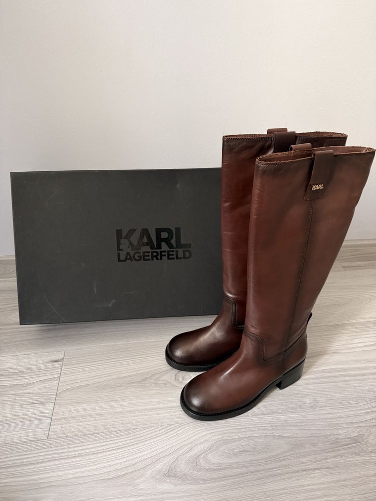 Karl Lagerfeld Karl Lagerfeld kozaki skórzane rozmiar 38 product image