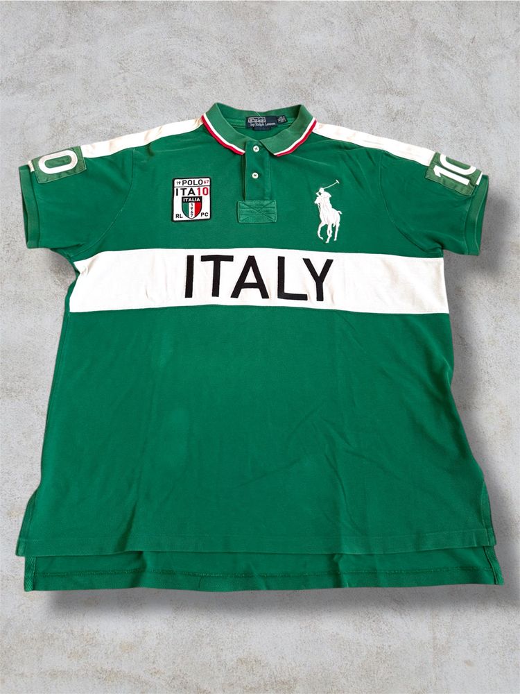 Green Polo Ralph Lauren Italy Polo Shirt