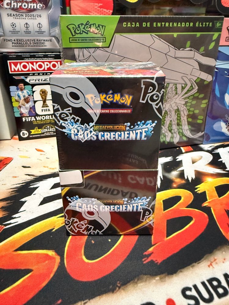 1 SOBRE Pokémon Caos Creciente Trading Card Game Boxes