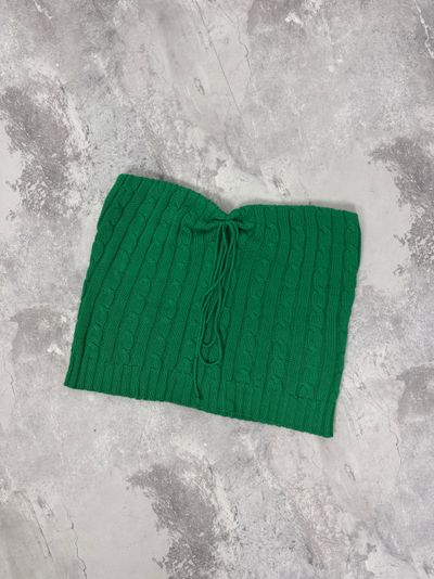 Ralph Lauren Green Knitted Tube Top