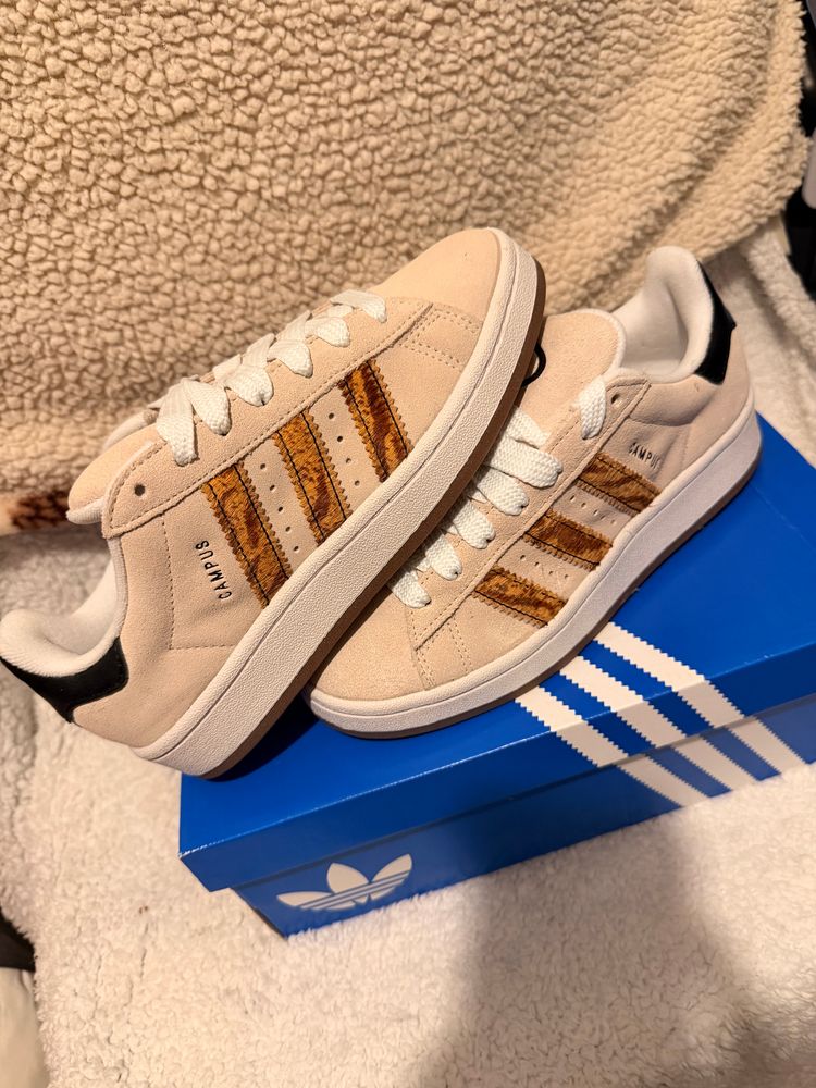 Adidas Campus Sneakers leopard print uk 4