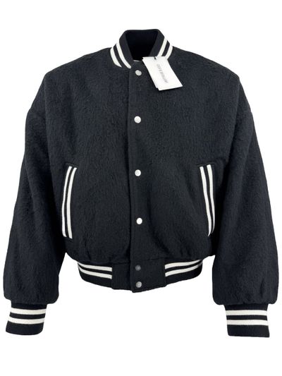 Cole Buxton Wool Bomber Jacket - Black (277000722)
