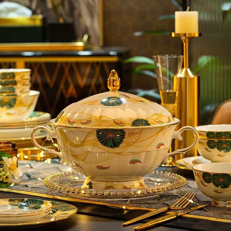 Decorative Ceramic Dinnerware Set image 1