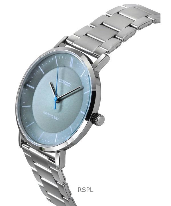 Casio Standard Analog Stainless Steel Grey Dial Quartz MTP-VT04D-8E Men's Watch 3