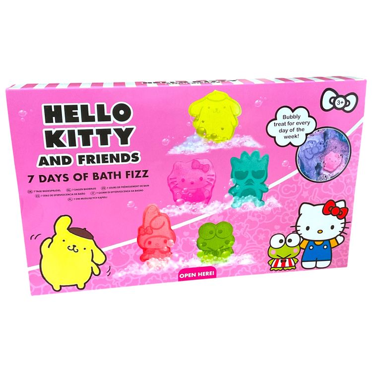 Hello Kitty And Friends 7 Days Of Bath Fizz