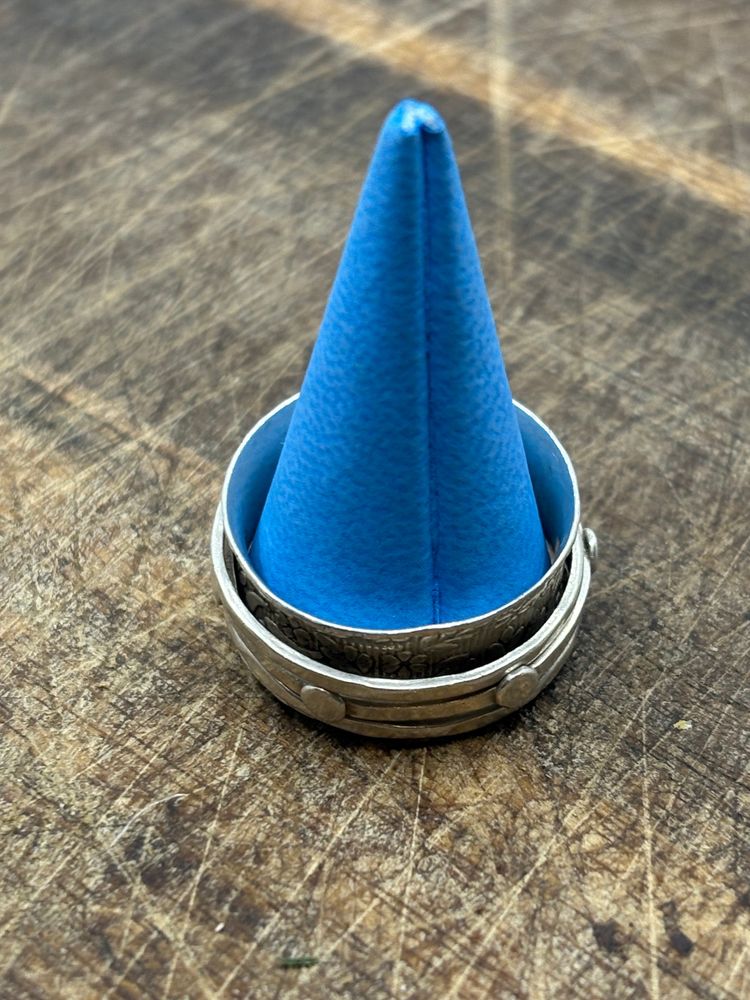 Fidget ring solid silver 3