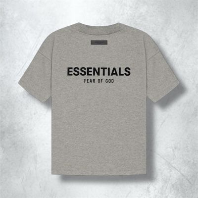 Essentials X Fear Of God Stretch Limo SS22 T Shirt āDark Oatmealā (WINNER SELECTS SIZE)