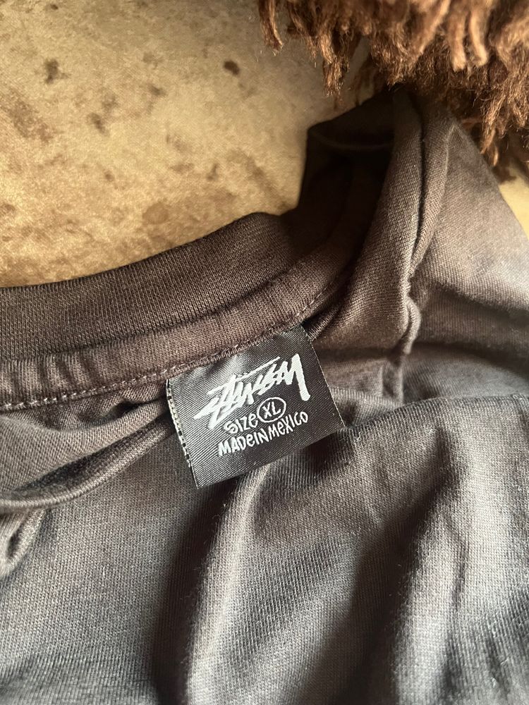 Stussy Black Oversized T-Shirt image 3