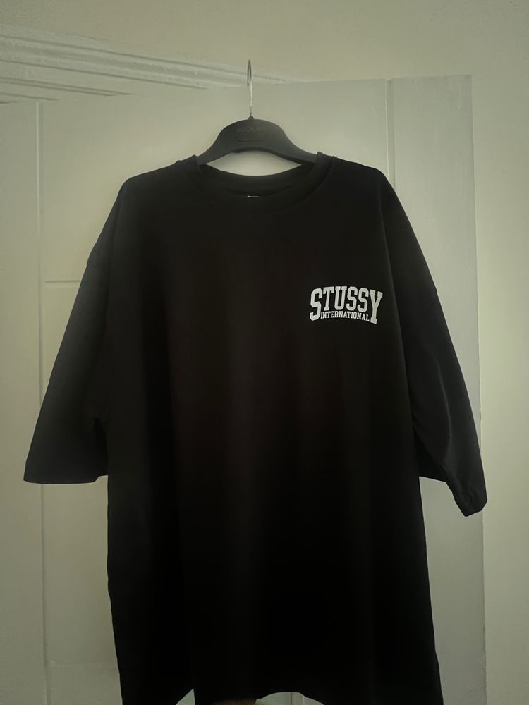Stussy Black Oversized T-Shirt image 2