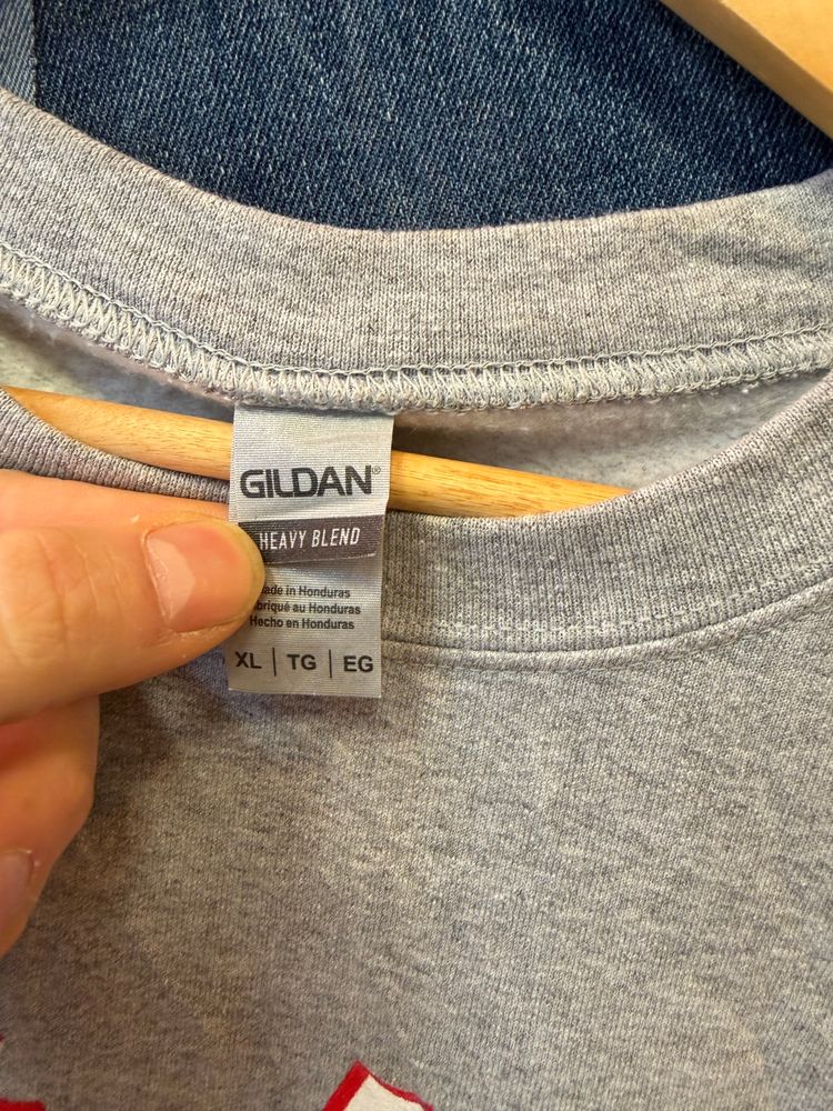 Gildan Grey Sweatshirt With Student Council Print 4