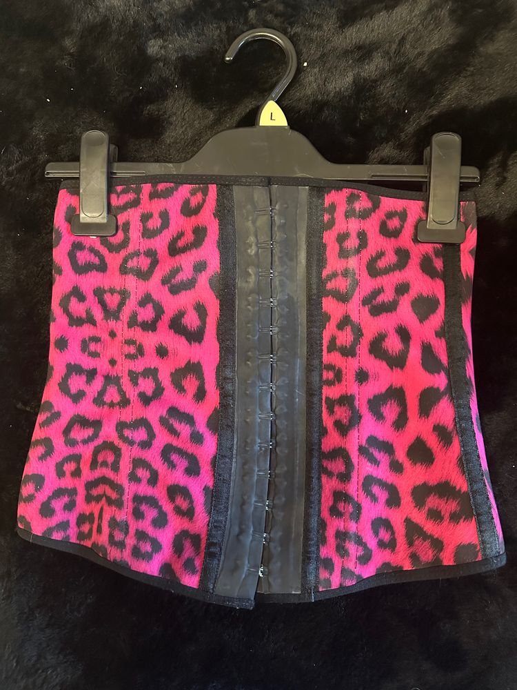 Other Pink And Black Leopard Print Waist Cincher product image