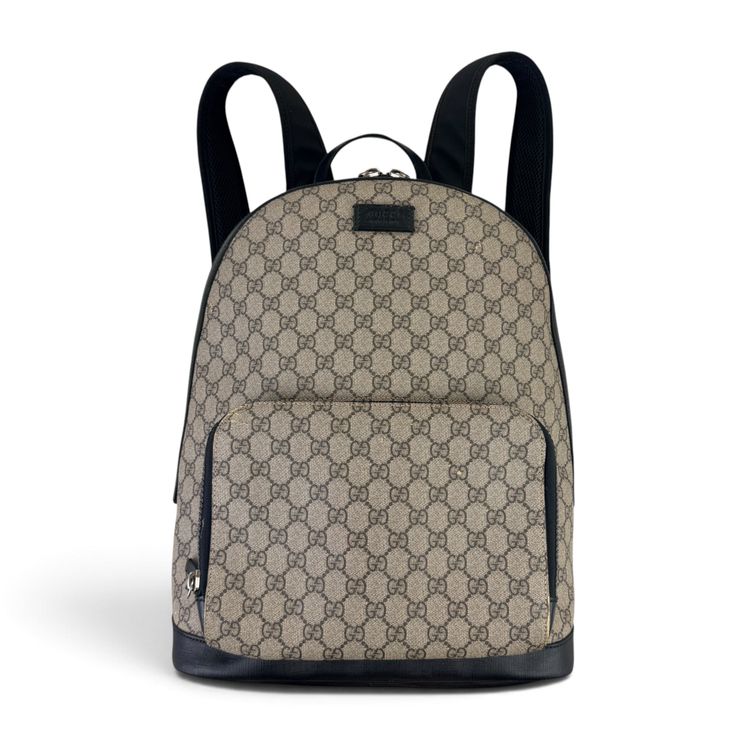 Gucci Men’s Monogram Gucci GG Supreme Backpack image 1