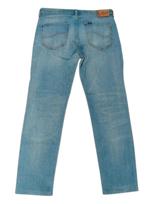 Lee Light Blue Denim Jeans W33 L34 ITA 46 size M