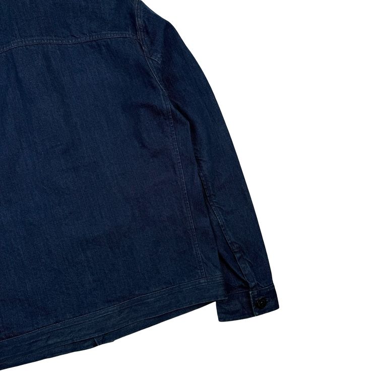 Stone Island 2013 Super Italian Selvedge Denim Cotton Indigo Jacket - Small image 6