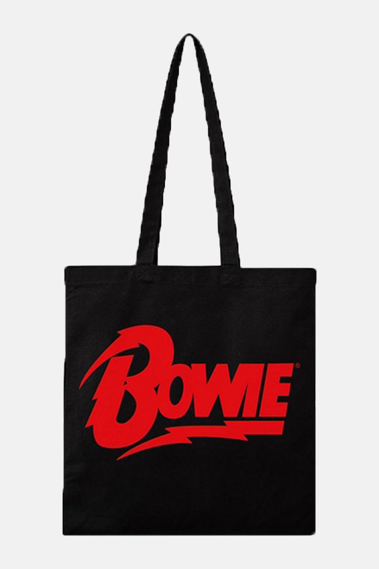David Bowie Classic Flash Logo Tote Bag image 1