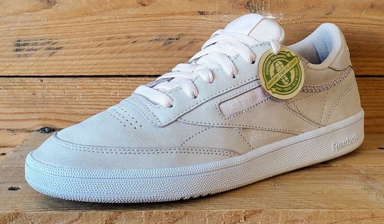 Reebok Club C 85 Low Suede Trainers UK7/US9.5/EU40.5 BS9609 Pink/White 8
