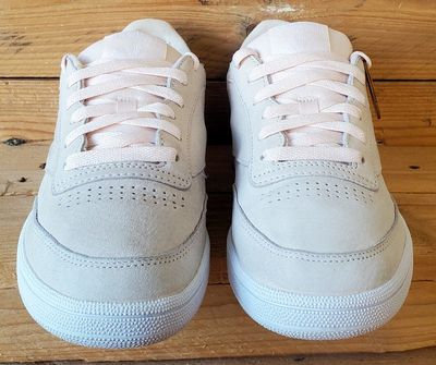 Reebok Club C 85 Low Suede Trainers UK7/US9.5/EU40.5 BS9609 Pink/White 10
