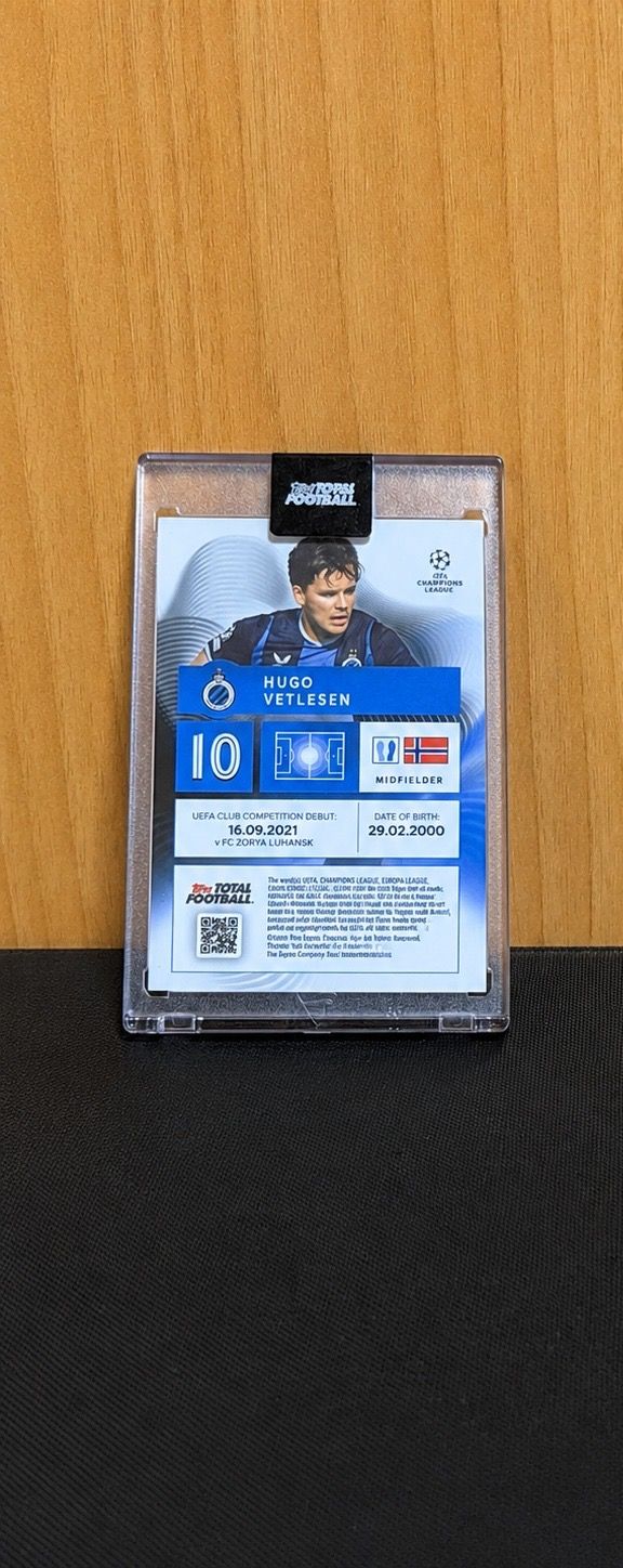 Hugo Vetlesen RC /60 Topps Total image 2