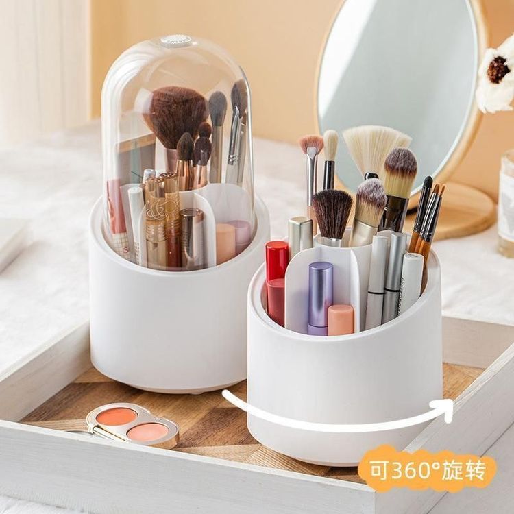 Rotary 360° Rotary Cosmetic Brush Storage Bucket product image