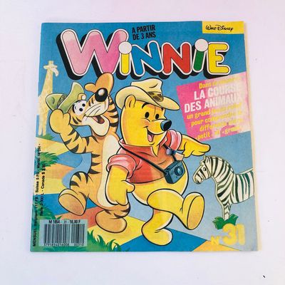 French WINNIE The Pooh Magazine Bundle Lot + ALBUM No. 2 Book Vintage 1980s New 17